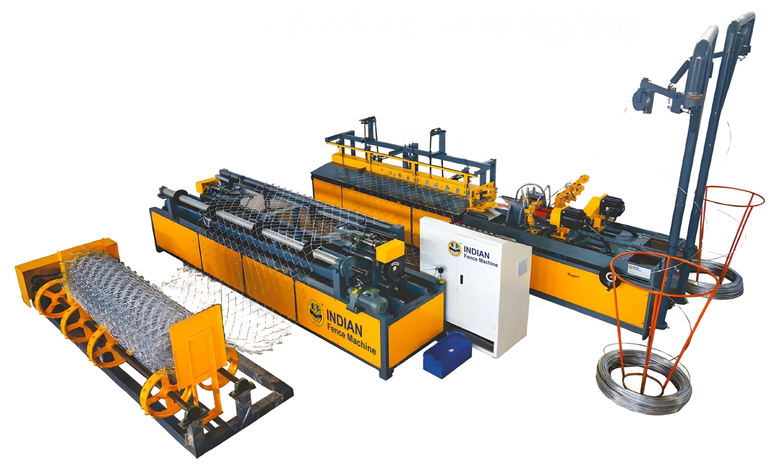 Double wire chain link fencing machine Chetak 2026 — Indian Fence Machine manufacturer Udaipur India